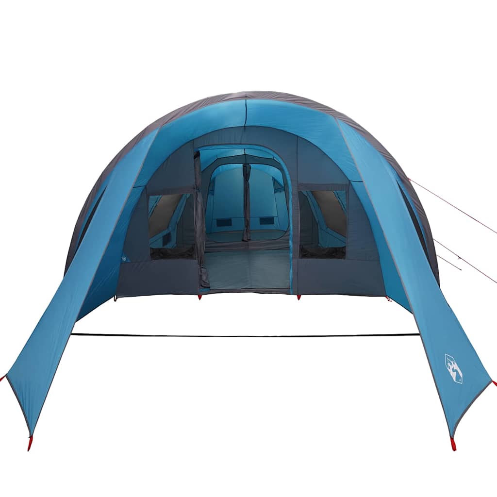 Tunnel Tent 4-Person with Roof Blue and Grey 778 x 356 x 210 cm