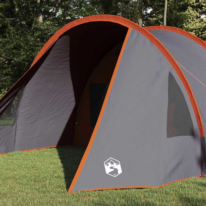 Tunnel Tent 4-Person Grey and Orange 778 x 356 x 210 cm