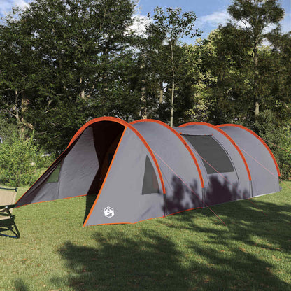 Tunnel Tent 4-Person Grey and Orange 778 x 356 x 210 cm