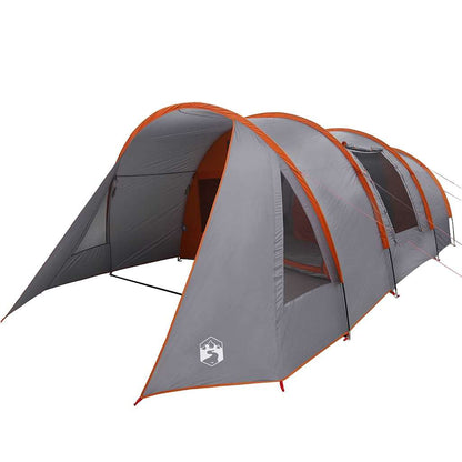 Tunnel Tent 4-Person Grey and Orange 778 x 356 x 210 cm
