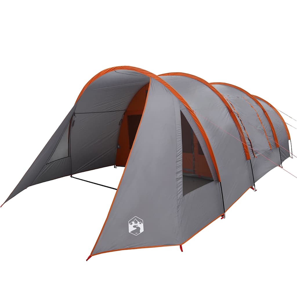 Tunnel Tent 4-Person Grey and Orange 778 x 356 x 210 cm
