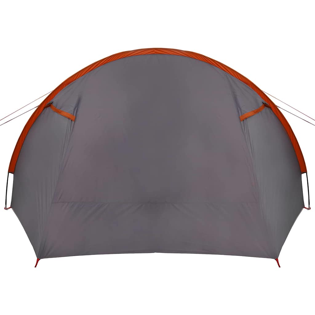 Tunnel Tent 4-Person Grey and Orange 778 x 356 x 210 cm