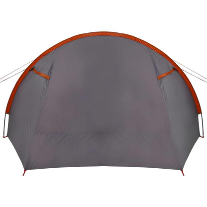 Tunnel Tent 4-Person Grey and Orange 778 x 356 x 210 cm