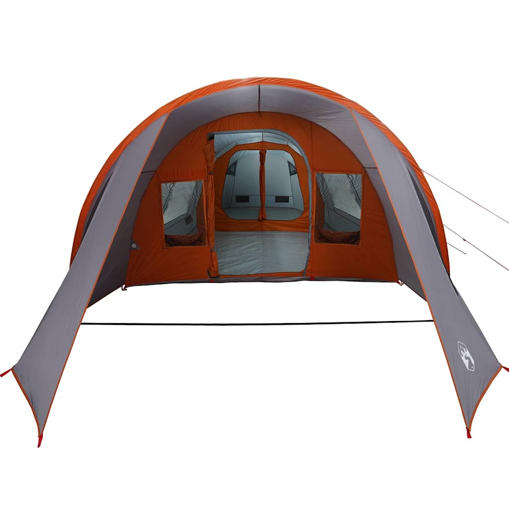 Tunnel Tent 4-Person Grey and Orange 778 x 356 x 210 cm