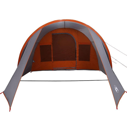 Tunnel Tent 4-Person Grey and Orange 778 x 356 x 210 cm
