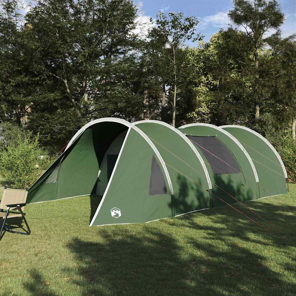 Tunnel Tent 5-Person Green and White 805 x 405 x 211 cm