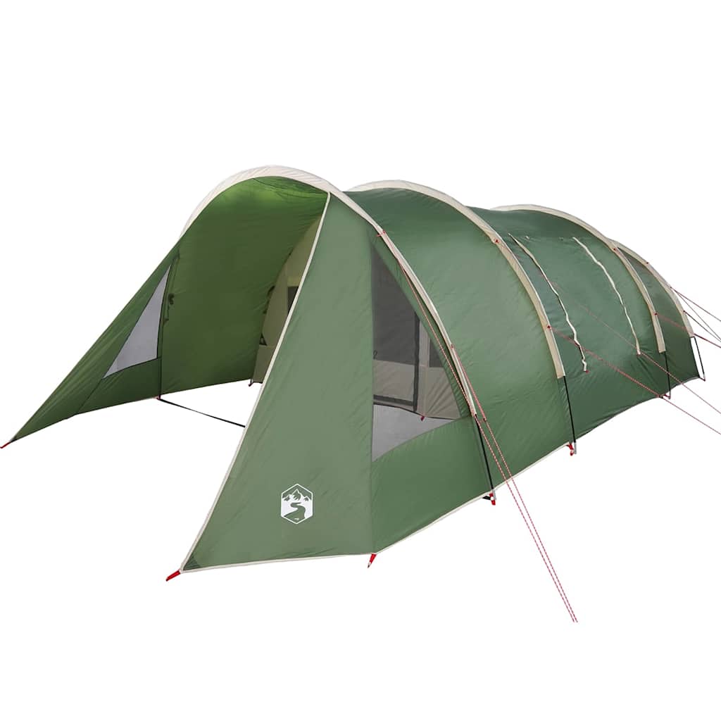 Tunnel Tent 5-Person Green and White 805 x 405 x 211 cm