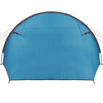 Tunnel Tent 5-Person with Roof Blue and Grey 805 x 405 x 211 cm
