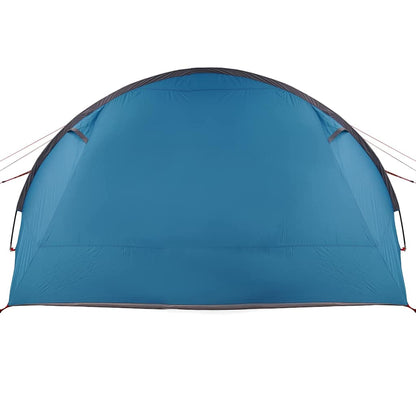 Tunnel Tent 6-Person with Roof Blue and Grey 890 x 470 x 220 cm