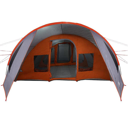 Tunnel Tent 6-Person Grey and Orange 890 x 470 x 220 cm