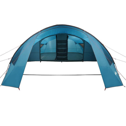 Tunnel Tent 6-Person with Roof Blue and Grey 700 x 590 x 215 cm