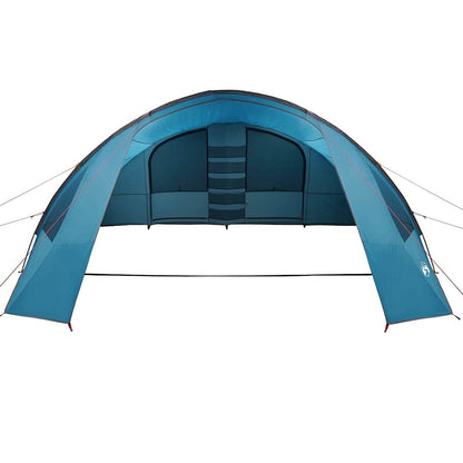 Tunnel Tent 6-Person with Roof Blue and Grey 700 x 590 x 215 cm