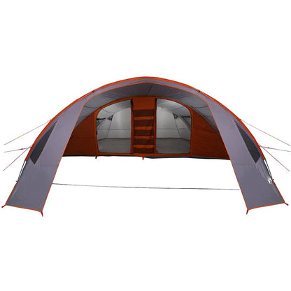Tunnel Tent 6-Person Grey and Orange 700 x 590 x 215 cm