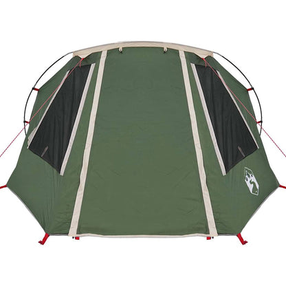 Tunnel Tent 3-Person Green and White 328 x 228 x 115 cm