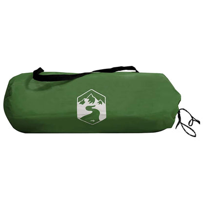 Tunnel Tent 4-Person Green and White 318 x 275 x 140 cm