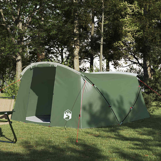 Tunnel Tent 4-Person 4-Person Green and White