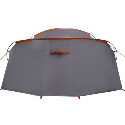 Tunnel Tent 4-Person Grey and Orange 318 x 275 x 140 cm