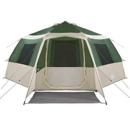 Cabin Tent 12-Person Green and Grey 500 x 500 x 294 cm