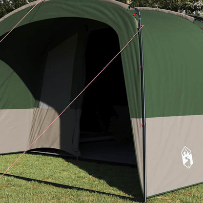 Family Tent 12-Person Green and White 760 x 645 x 230 cm