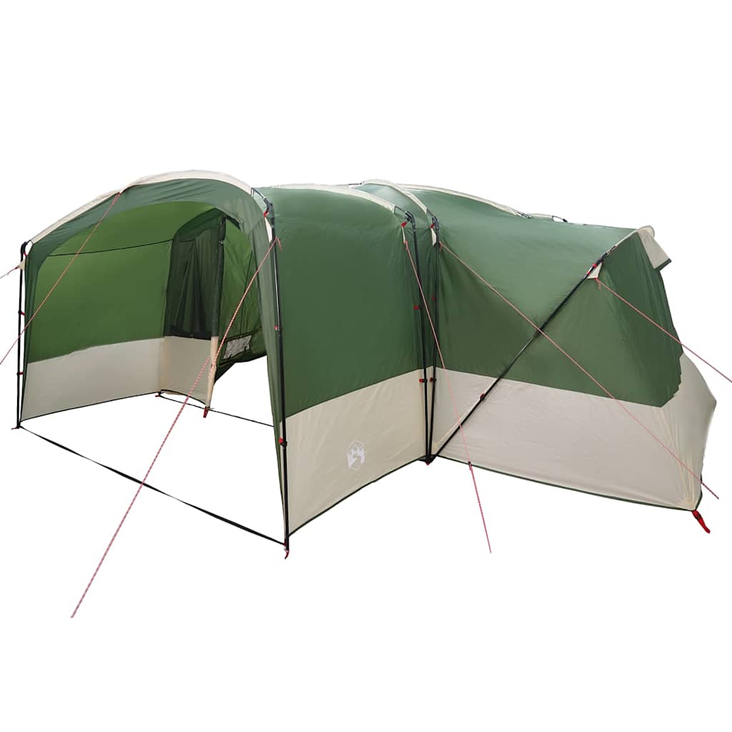 Family Tent 12-Person Green and White 760 x 645 x 230 cm