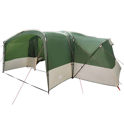 Family Tent 12-Person Green and White 760 x 645 x 230 cm