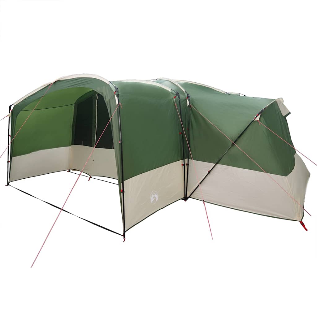 Family Tent 12-Person Green and White 760 x 645 x 230 cm