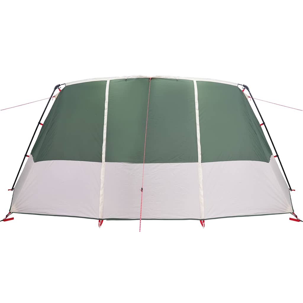 Family Tent 12-Person Green and White 760 x 645 x 230 cm