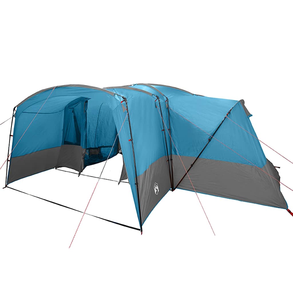 Family Tent 12-Person Blue and Grey 760 x 645 x 230 cm