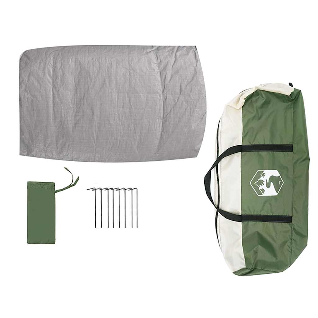 Inner Tent 7-Person with Roof Green and Grey 300 x 300x 250 cm