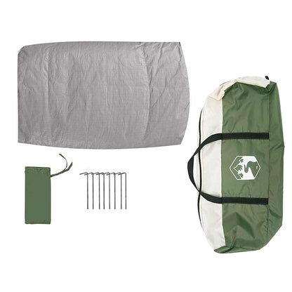 Inner Tent 7-Person with Roof Green and Grey 300 x 300x 250 cm