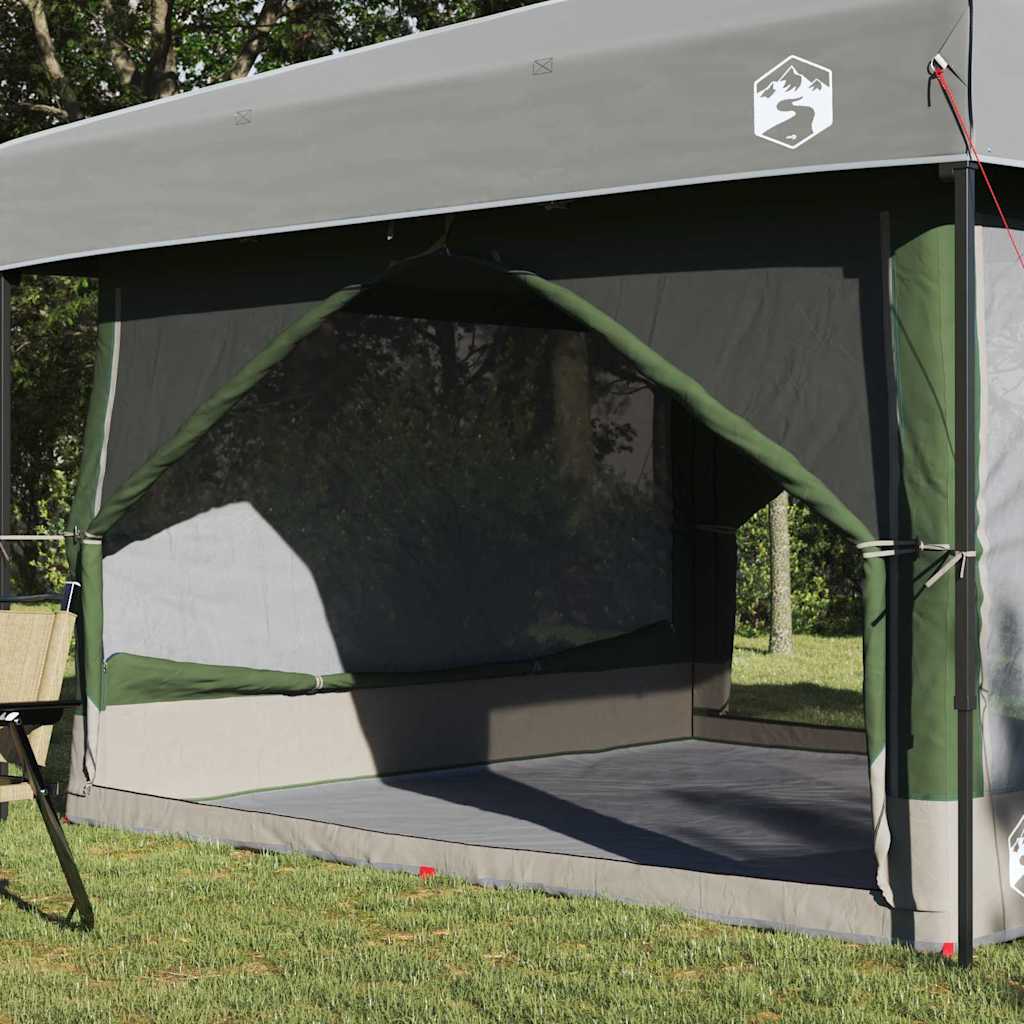 Inner Tent 7-Person with Roof Green and Grey 300 x 300x 250 cm