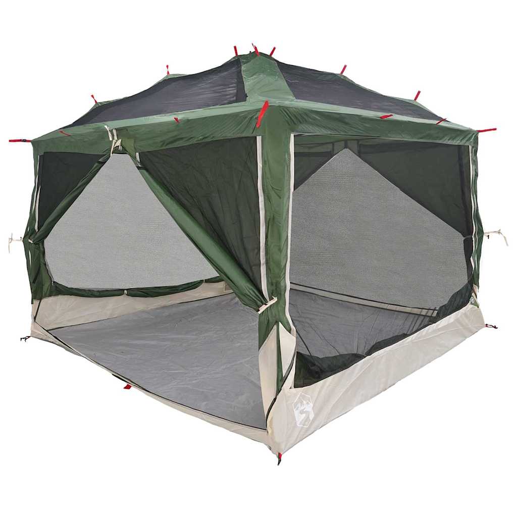 Inner Tent 7-Person with Roof Green and Grey 300 x 300x 250 cm