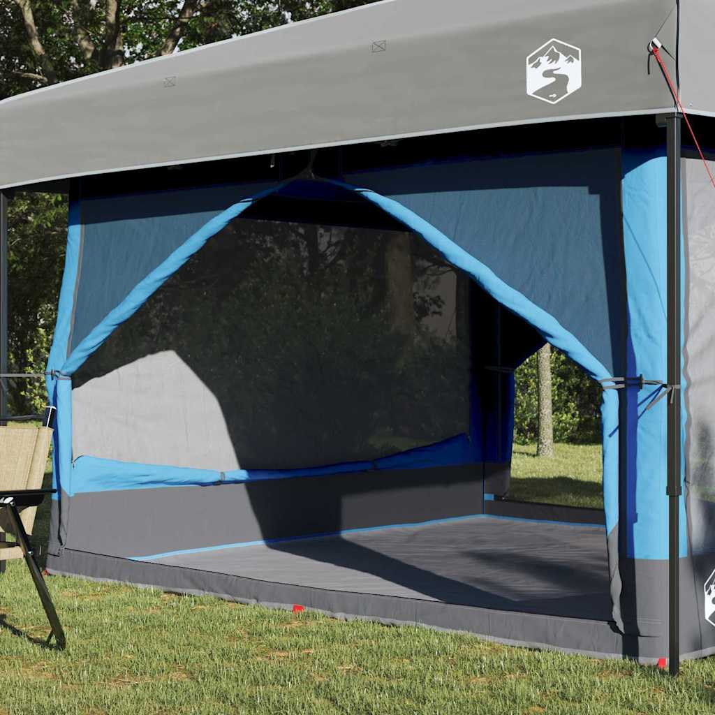 Inner Tent 7-Person with Roof Blue and Grey 300 x 300x 250 cm