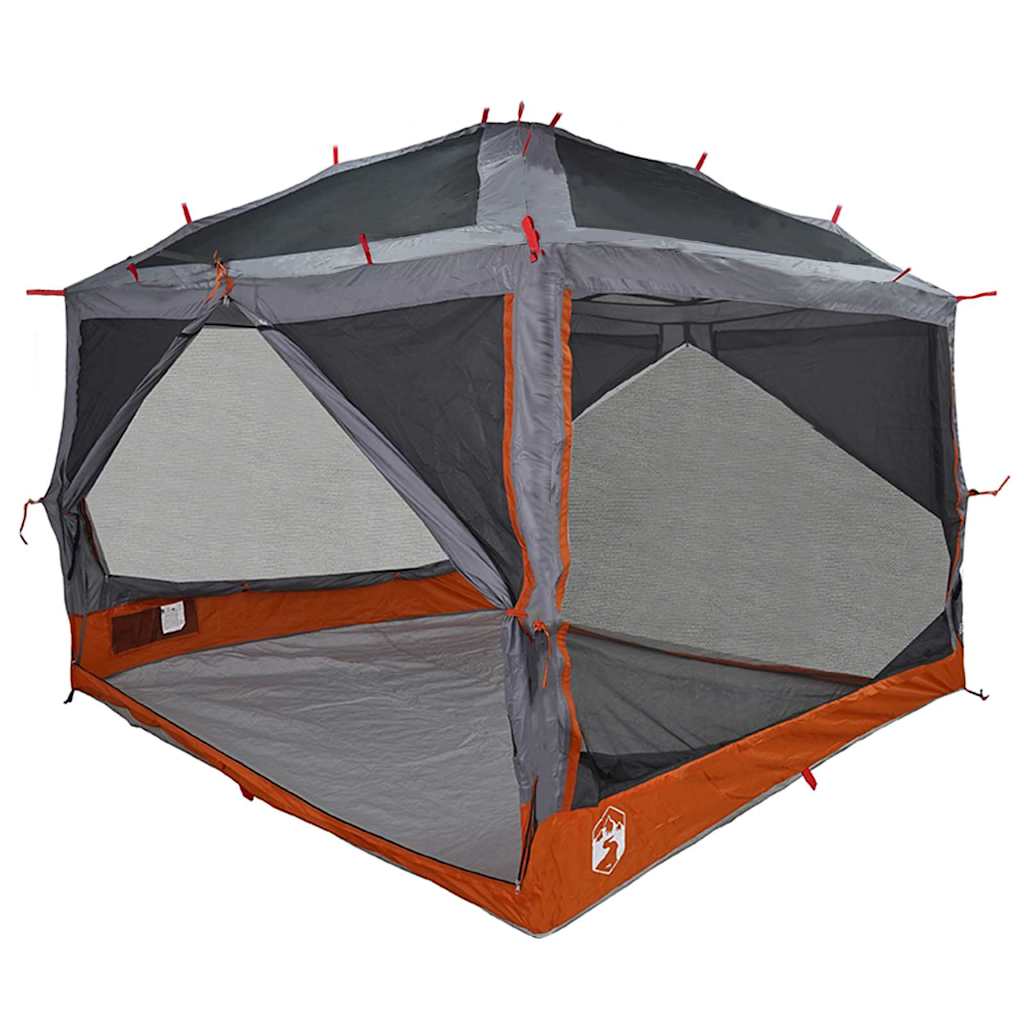 Inner Tent 7-Person with Roof Grey and Orange 300 x 300x 250 cm