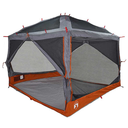 Inner Tent 7-Person with Roof Grey and Orange 300 x 300x 250 cm