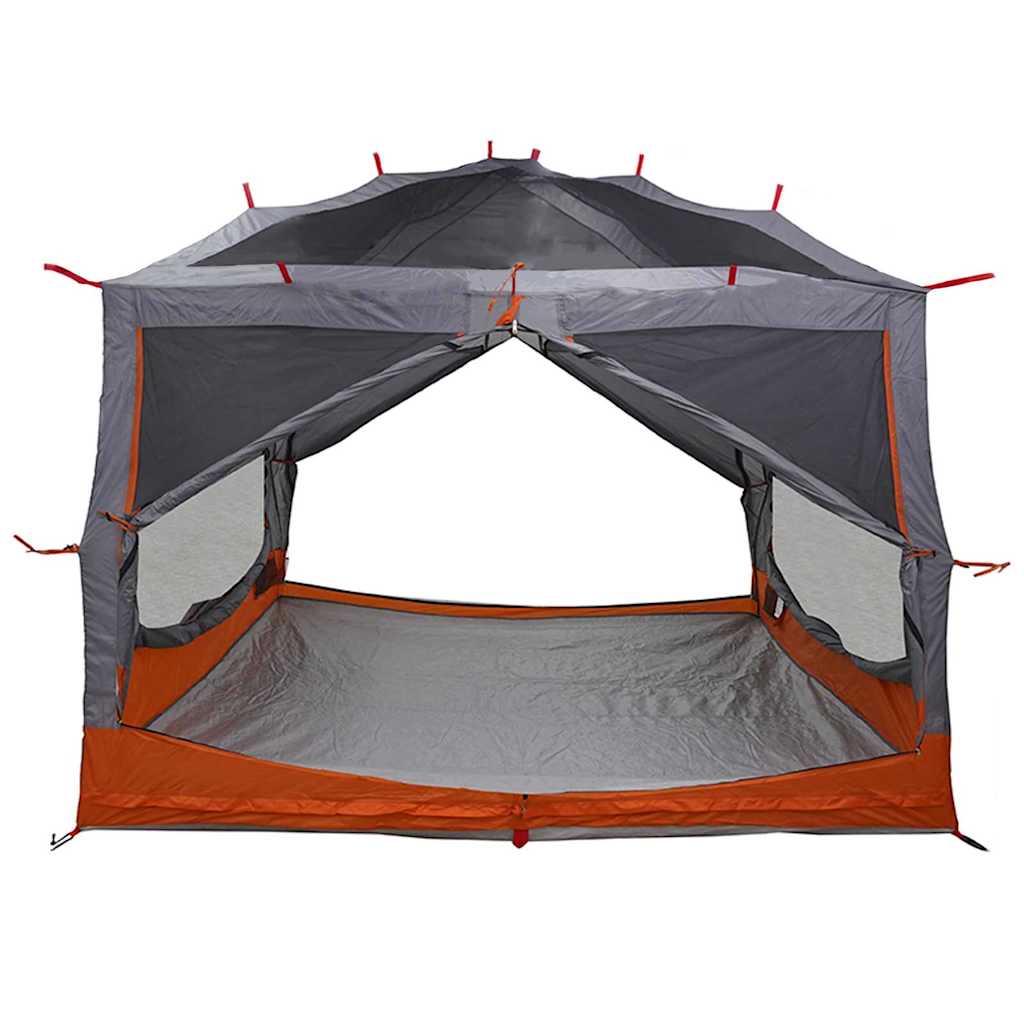 Inner Tent 7-Person with Roof Grey and Orange 300 x 300x 250 cm