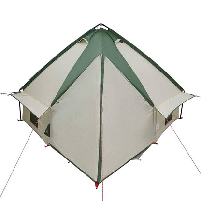 Teepee Tent 4-Person Green and Grey 388 x 320 x 169 cm