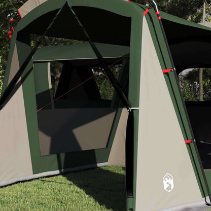 Family Tent 20-Person Green and White 745 x 700 x 217 cm