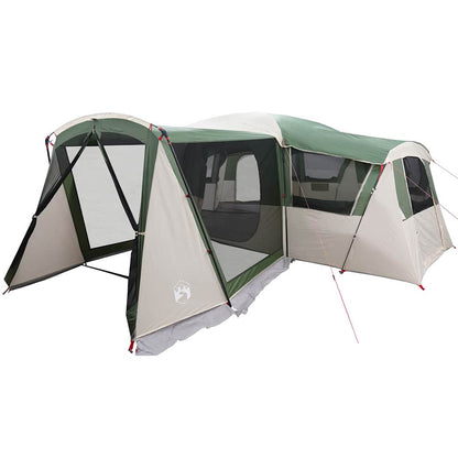 Family Tent 20-Person Green and White 745 x 700 x 217 cm