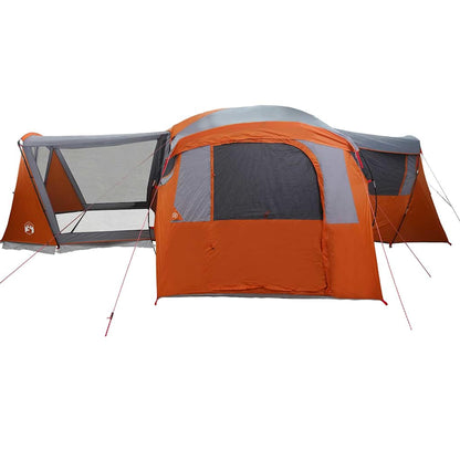 Family Tent 20-Person Grey and Orange 745 x 700 x 217 cm