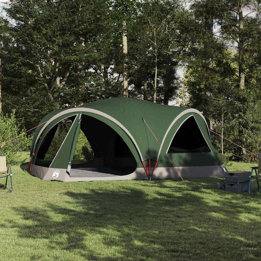 Family Tent 10-Person Green and Grey 460 x 430 x 214 cm