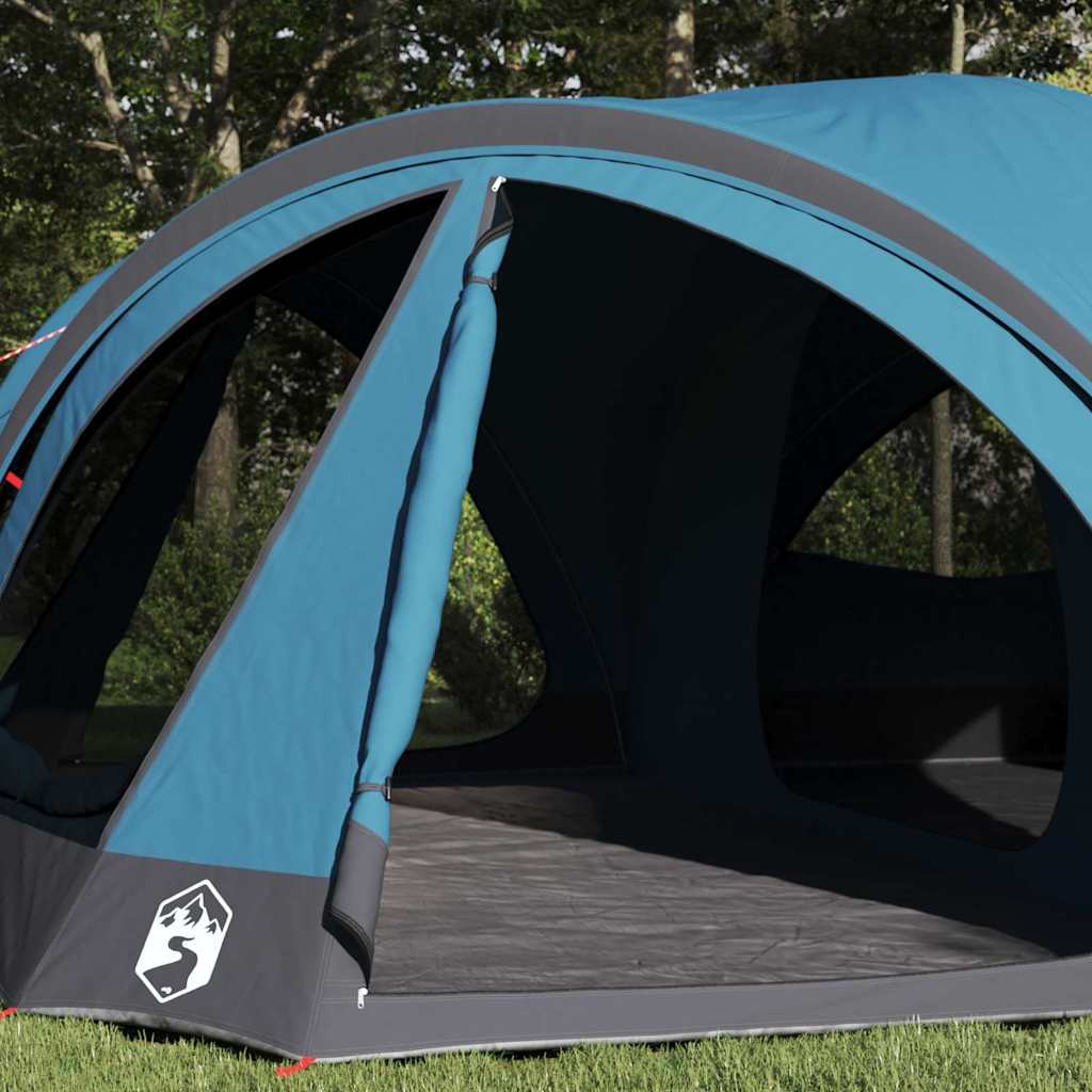 Family Tent 10-Person Blue and Grey 460 x 430 x 214 cm