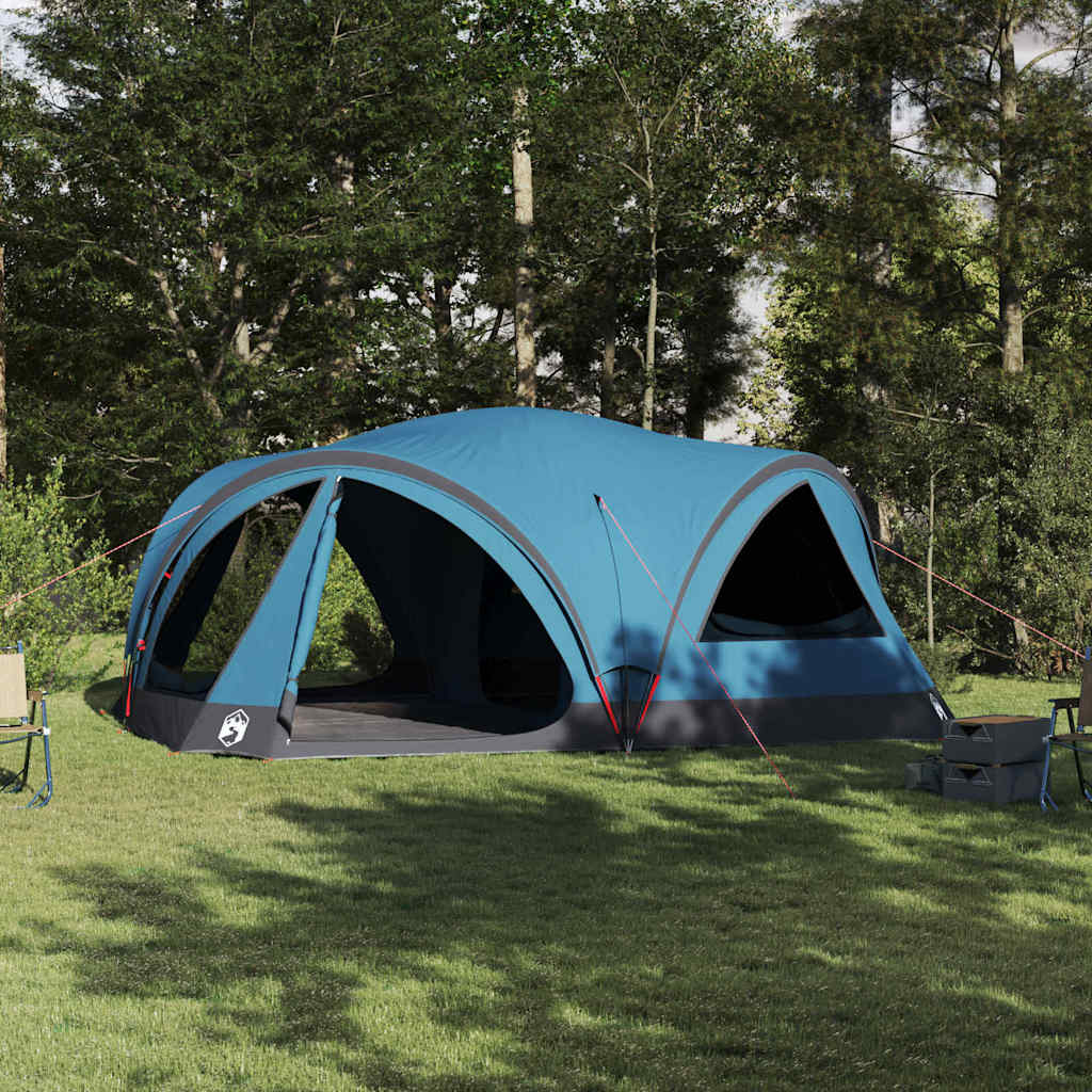 Family Tent 10-Person Blue and Grey 460 x 430 x 214 cm