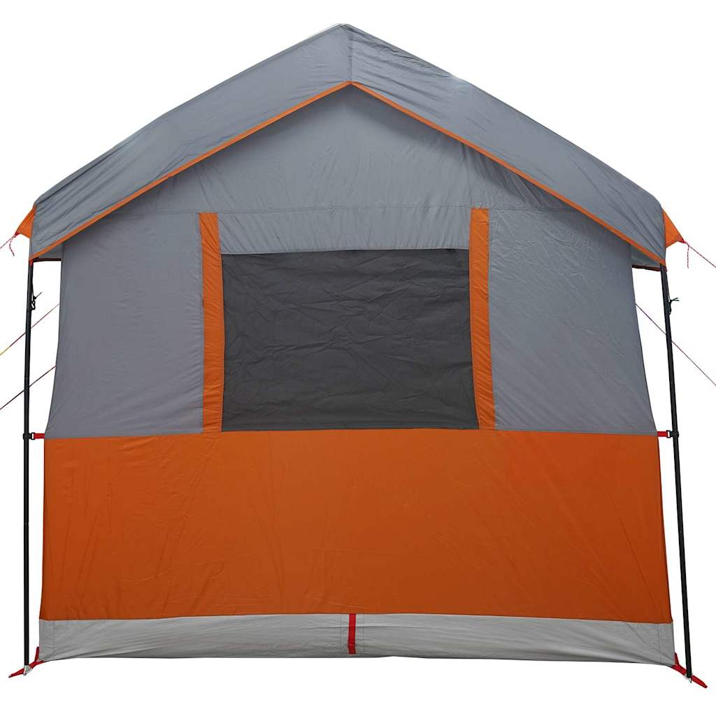 Family Tent 4-Person Grey and Orange 324 x 255 x 230 cm