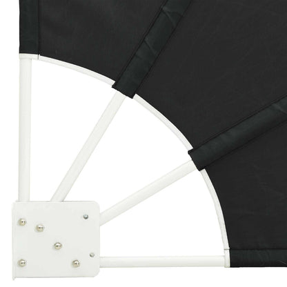 Balcony Privacy Screen 140 x 140 cm Polyester Black