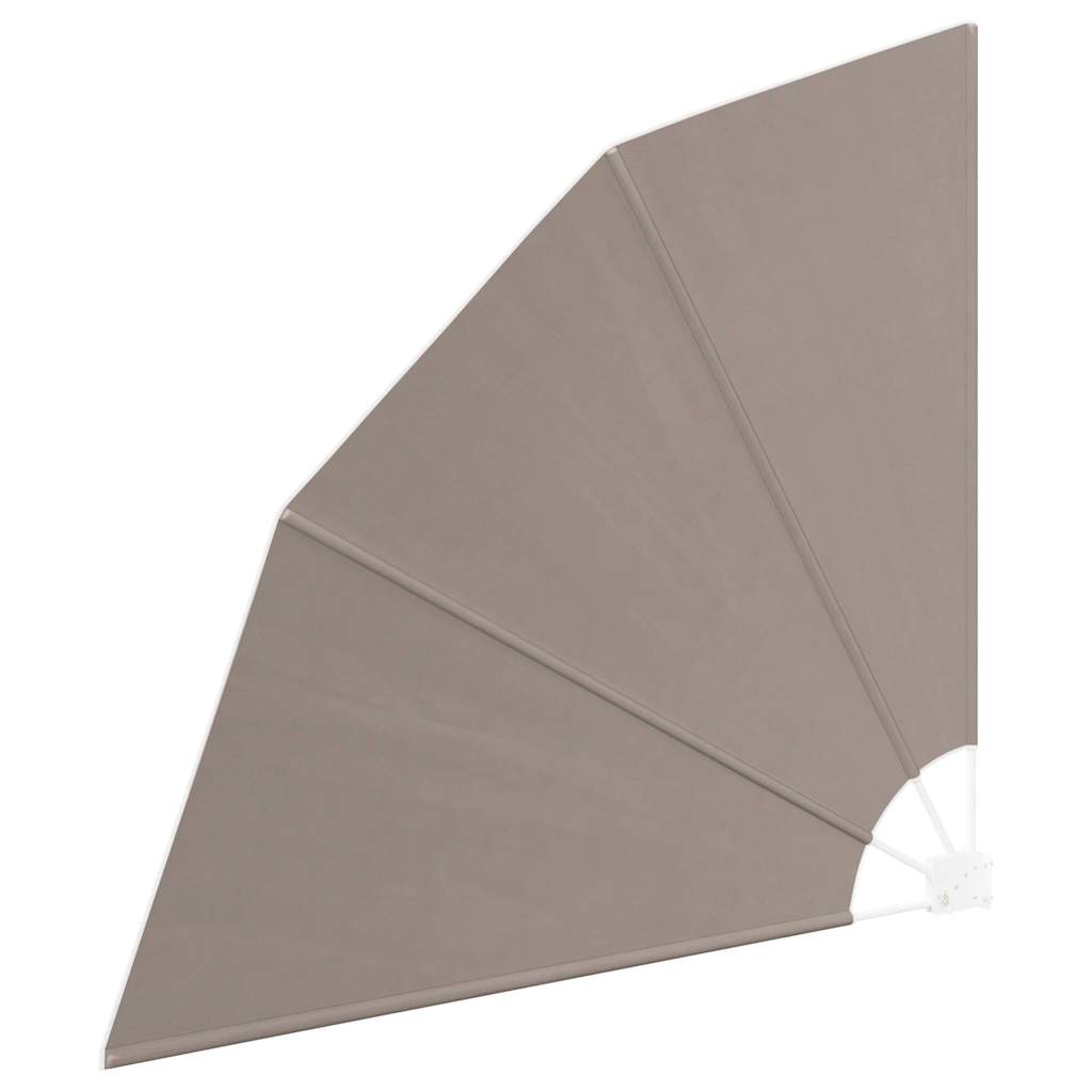 Balcony Privacy Screen 140 x 140 cm Polyester Taupe