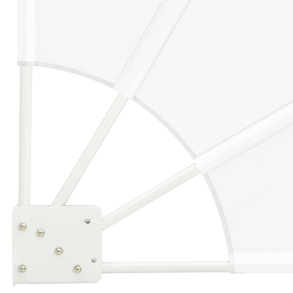 Balcony Privacy Screen 140 x 140 cm Polyester White
