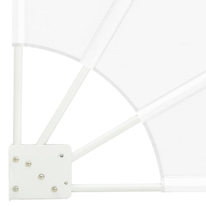 Balcony Privacy Screen 140 x 140 cm Polyester White