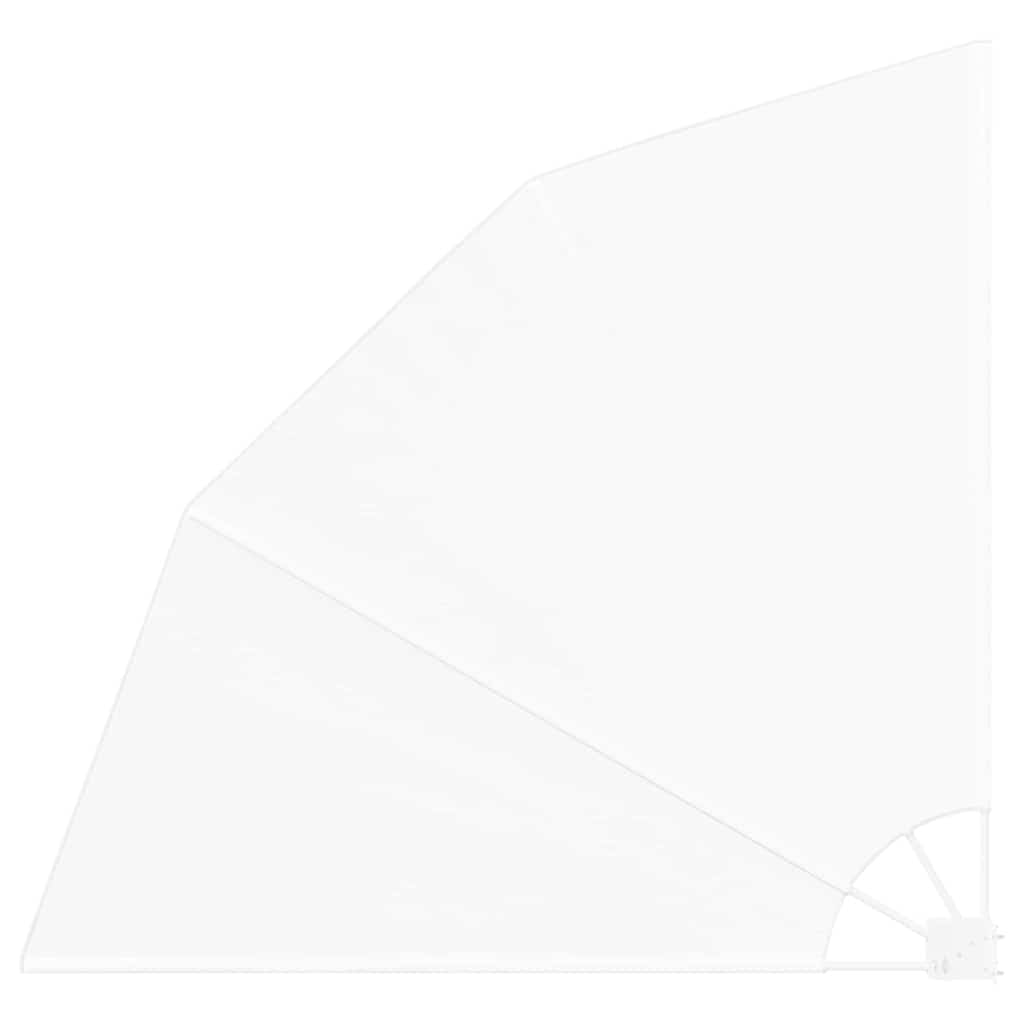Balcony Privacy Screen 140 x 140 cm Polyester White