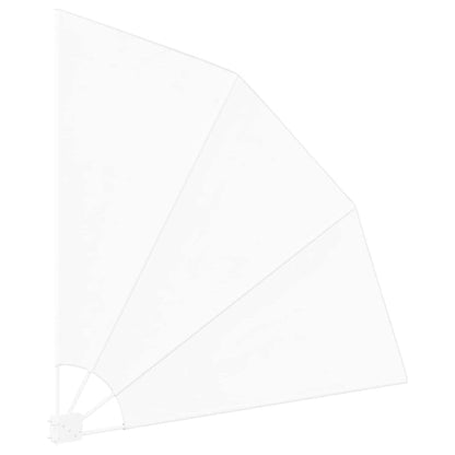 Balcony Privacy Screen 140 x 140 cm Polyester White